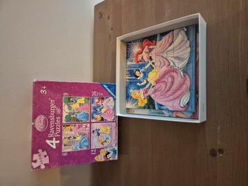 Prinsessen puzzel 4 prinsessenpuzzels beschikbaar voor biedingen