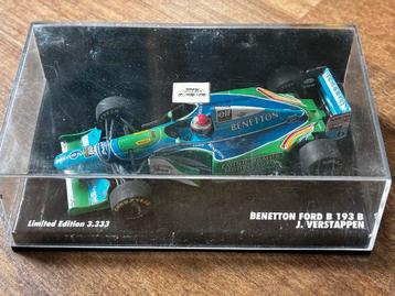 Minichamps Benetton Ford B193B J. Verstappen 1:43 beschikbaar voor biedingen