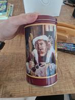 Vintage Koektrommel met Schilderij, Ophalen, Gebruikt