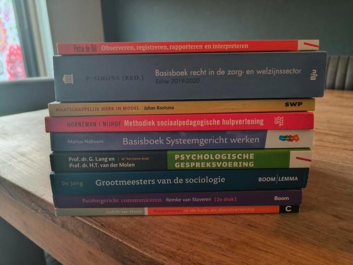 HBO Social Work Boeken - Per Stuk of Set, Boeken, Studieboeken en Cursussen, Gelezen, HBO, Gamma, Ophalen of Verzenden