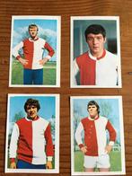 voetbalplaatjes- Feijenoord ( 4 stuks ) seizoen 1971-72, Verzamelen, Ophalen of Verzenden, Gebruikt, Feyenoord, Poster, Plaatje of Sticker