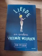 Erin McCahan - Liefde en andere vreemde woorden, Ophalen of Verzenden, Zo goed als nieuw, Erin McCahan