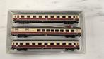 Minitrix 18214 Wagenset IC 142 Germania (TEE kleuren), Hobby en Vrije tijd, Modeltreinen | N-Spoor, Gelijkstroom, Trix, Wagon