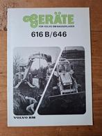 Geräte für Volvo BM-Baggerlader 616 B / 646 brochure - 1978, Ophalen of Verzenden, Gelezen, Volvo