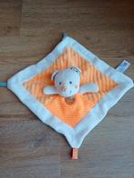 Doekje knuffeldoekje nicotoy wit oranje beer beertje, Ophalen of Verzenden, Zo goed als nieuw, Beer
