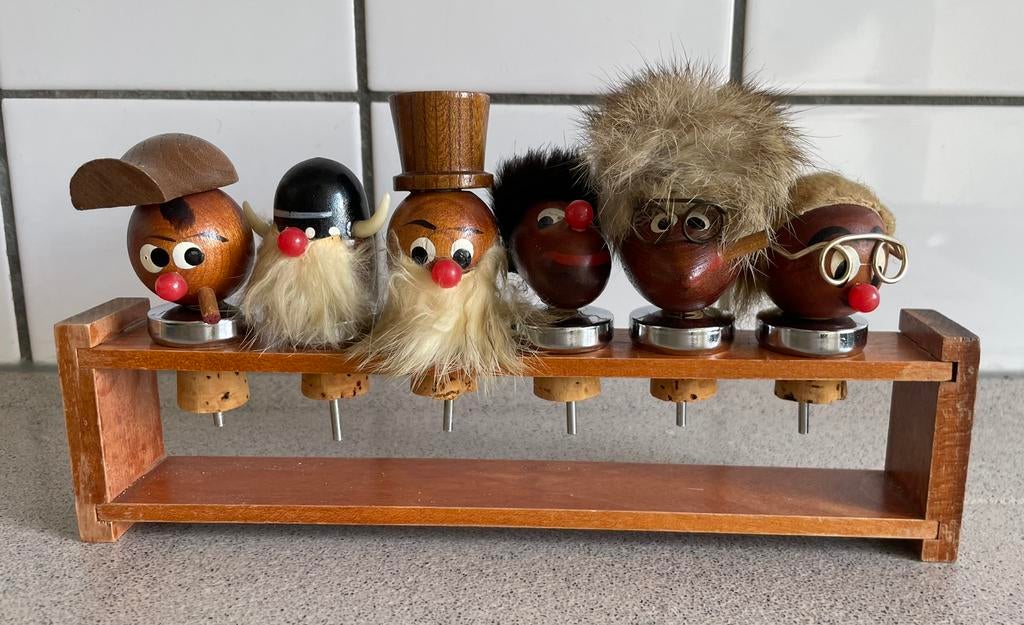 Retro rekje Hans Bolling flessenstip schenktuit, Ophalen of Verzenden, Huis en Inrichting