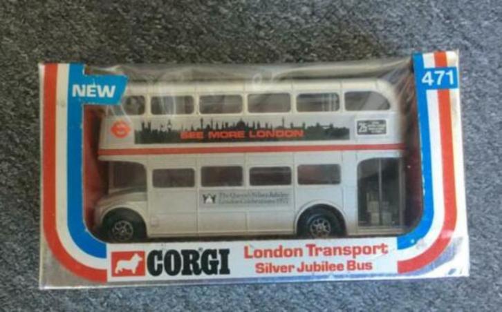 CORGI 471 London Transport Silver Jubilee bus, Hobby en Vrije tijd, Modelauto's | Overige schalen, Zo goed als nieuw, Bus of Vrachtwagen
