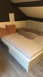 Tweepersoonsbed 180x200, Ophalen, Gebruikt, Wit, Tweepersoons