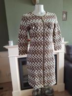 Caroline Biss warme bruine crème jurk M 38, Kleding | Dames, Maat 38/40 (M), Bruin, Verzenden, Zo goed als nieuw