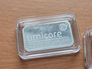 Unicore: 20 gram zilverbaar. Puur zilver investering. beschikbaar voor biedingen