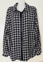 In Vogue Paris blouse maat 46 [v], Nieuw, Ophalen of Verzenden, Maat 46/48 (XL) of groter, Zwart