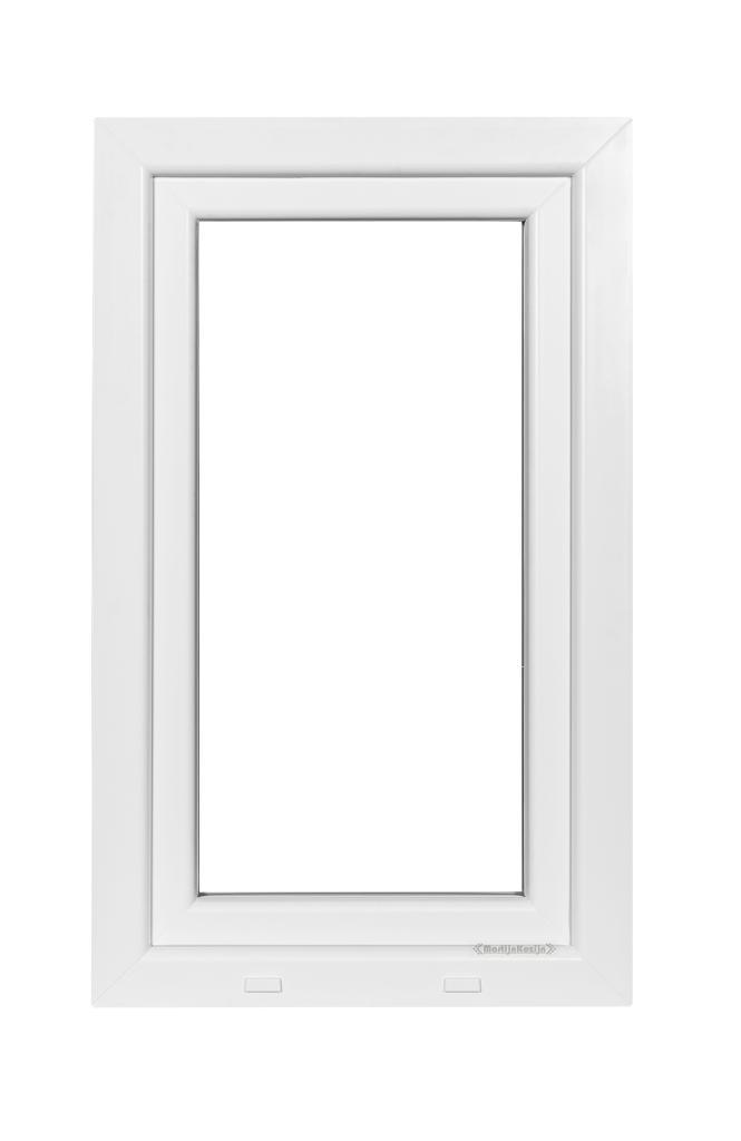 Kunststof Kozijn Draaikiep  B60 H110cm Wit, Doe-het-zelf en Verbouw, Kozijnen en Schuifpuien, Nieuw, Raamkozijn, Kunststof, Inclusief glas