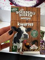 Boerderijdieren Weetjes Kwartet, Hobby en Vrije tijd, Gezelschapsspellen | Kaartspellen, Drie of vier spelers, Ophalen of Verzenden