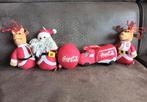 5 Stoffen Coca-Cola kerstversiering/figuren, Diversen, Ophalen of Verzenden, Zo goed als nieuw