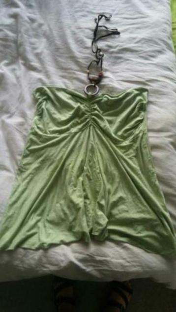 Top maat 44 groen nieuw met koordje beschikbaar voor biedingen