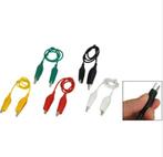 Alligator clip test lead kabel 0,5 m, Ophalen of Verzenden, Nieuw