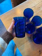 7 mooie blauwe zware Iittala glazen 350ml, Huis en Inrichting, Keuken | Servies, Ophalen of Verzenden, Zo goed als nieuw, Bord(en)