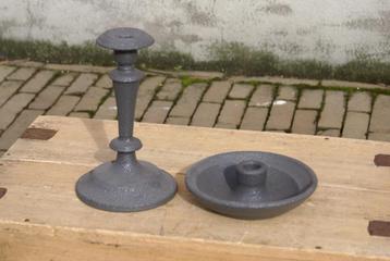 Trendy Brocante - Elegante kunststof kandelaars! beschikbaar voor biedingen