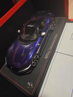 Ferrari 12Cilindri Panoramic Roof Viola Al Humaid 1:18 BBR, Ophalen, Zo goed als nieuw, Auto, Overige merken