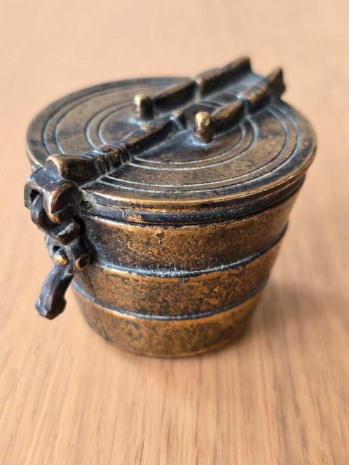 Antieke sluit- of pijlgewichten van brons uit oude Apotheek!, Antiek en Kunst, Antiek | Koper en Brons, Brons, Ophalen of Verzenden