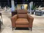 nu of nooit! Relaxfauteuil Blue Bay. Stof: microleder Paola, Huis en Inrichting, Fauteuils, Ophalen, 100 tot 125 cm, Nieuw, Metaal