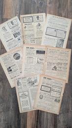 Oude paginas met reclame jaren 20, Verzenden, Gebruikt