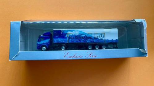 Herpa		MB truck Regio Nord incl. Vitrine	1/87	H0, Hobby en Vrije tijd, Modelauto's | 1:87, Zo goed als nieuw, Bus of Vrachtwagen