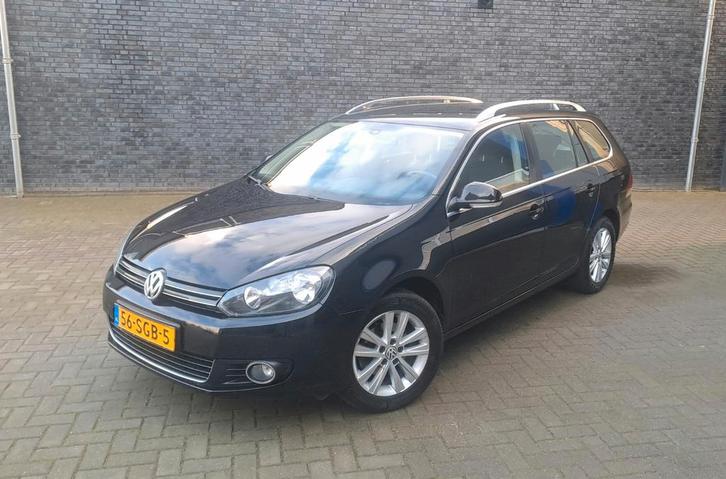 Volkswagen Golf 1.2 TSI Highline 77KW Variant 2011 Zwart, Auto's, Volkswagen, Bedrijf, Golf, ABS, Airbags, Airconditioning, Alarm