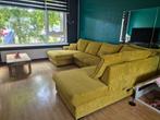 u bank velvet rib stof, Huis en Inrichting, Banken | Bankstellen, Ophalen, Zo goed als nieuw, Vierpersoons of meer, Stof