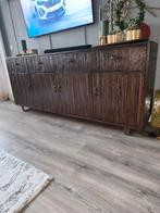 MASSIEF HOUTEN DRESSOIR, Huis en Inrichting, Kasten | Dressoirs, Ophalen, 25 tot 50 cm, 150 tot 200 cm