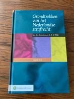 Grondtrekken van het Nederlandse strafrecht 9e druk, Boeken, Studieboeken en Cursussen, Ophalen, Alpha, Zo goed als nieuw, WO
