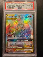 Charizard & braixen GX 075/064 japans PSA 10, Ophalen of Verzenden, Zo goed als nieuw, Losse kaart, Foil