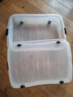 1 x bedlade IKEA met wieltjes en deksels, Doe-het-zelf en Verbouw, Kratten en Dozen, Ophalen, Gebruikt, 60 cm of meer, 75 tot 100 cm