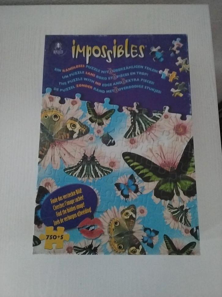 Impossibles Puzzel 750+ stukjes, Hobby en Vrije tijd, Denksport en Puzzels, Zo goed als nieuw, Legpuzzel, 500 t/m 1500 stukjes