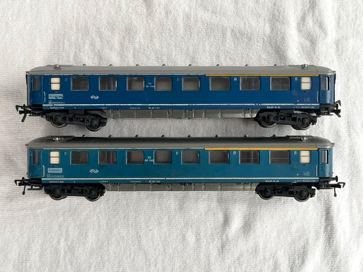 2x Fleischmann NS Plan K (scenery modellen), Hobby en Vrije tijd, Modeltreinen | H0, Gebruikt, Wagon, Gelijkstroom, Fleischmann