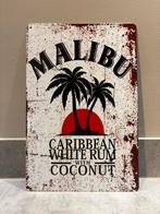 Mancave Bar Café Wanddecoratie metalen bordje Malibu, Verzamelen, Ophalen of Verzenden, Zo goed als nieuw, Reclamebord