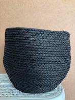 Zwarte plantenmand, Overige materialen, Rond, Binnen, Ophalen of Verzenden