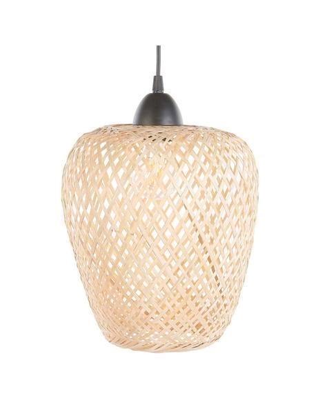 Bamboe hanglamp, Huis en Inrichting, Lampen | Hanglampen, Nieuw, Minder dan 50 cm, Ophalen of Verzenden