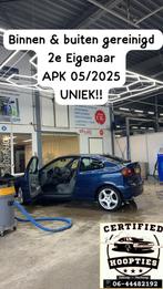 Renault Mégane 1.6 E Coupe 1998 Blauw 2e EIGENAAR APK UNIEK!, Auto's, Voorwielaandrijving, Stof, Blauw, Origineel Nederlands