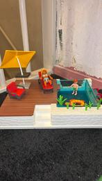 Playmobil zwembad met terras 5575, Kinderen en Baby's, Speelgoed | Playmobil, Ophalen, Gebruikt