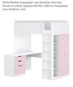Hoogslaper met bureau en kledingkast. Ikea., Ophalen, Gebruikt, Hoogslaper