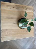 Salontafel eikenhout met spinpoot, Huis en Inrichting, Tafels | Salontafels, Ophalen, Gebruikt, 100 tot 150 cm, Eikenhout