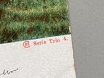 2 vroege fantasiekaarten uit 1904  - serie Trio, Ophalen of Verzenden, Voor 1920, Gelopen, Overige thema's