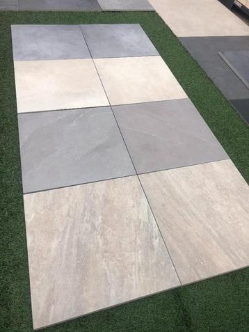keramische terrastegels 60x60x3 cm meerdere kleuren actie beschikbaar voor biedingen