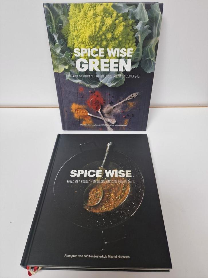 Spice wise. + Spice wise green Michel Hanssen, Boeken, Kookboeken, Zo goed als nieuw, Ophalen of Verzenden