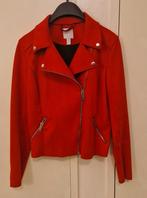 Dames H&M bikerjack rood maat 36, Ophalen of Verzenden, Zo goed als nieuw, Maat 36 (S), Rood