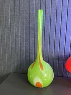 XL groene vaas, Huis en Inrichting, Woonaccessoires | Vazen, Ophalen of Verzenden, Minder dan 50 cm, Groen, Glas