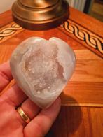 Hart agaat met Druzy, Ophalen of Verzenden