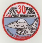 KLu luchtmacht patch F16 30jaar Phase maintenance Leeuwarden, Verzamelen, Ophalen of Verzenden, Luchtmacht, Nederland, Embleem of Badge