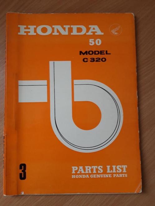 HONDA 50 Model C320 onderdelenboek, Motoren, Handleidingen en Instructieboekjes, Honda, Ophalen of Verzenden